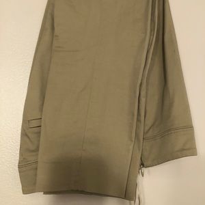 Like-new Khaki Slacks - slim, cropped, undamaged